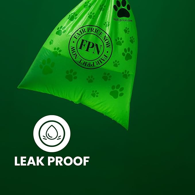 FPN Dog Poop Bags – 16 Rolls - 240 Bags, 13″ x 9″, Fits Most Dispensers – Biodegradable, Leak-Resistant & Earth-Friendly Pet Waste Bags (Unscented)