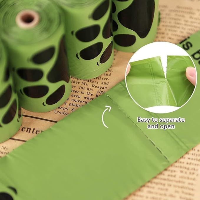 Dog Poop Bag Holder for Leash, 2 Pack Dog Poop Bag Dispenser, Sturdy and Guaranteed Leakproof Poop Bag Holders for Leashes, Dog Waste Bag Holder, Unscented, 2 Dispenser and 30 Bags By PobbY