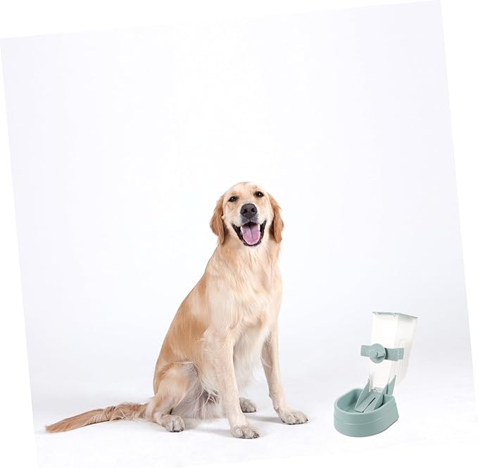 ibasenice Automatic Hanging Dog Feeder Capacity Pet Food Dispenser No Electricity Required Easy Slope Design for Feeding for Busy Pet Owners
