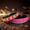 Subversive USB-C led Light up Airtag Dog Collar, Subversive 3D Sunflower Design Comfortable and Soft Material,Multicolored Lighting (D-Pink, XS(7.87-11.8"))