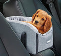 Washable Dog Console Car Seat Portable Detachable Pet Car Booster Seat Pet Supplies Linen Arctic Fleece Travel Tote Bags Dogs Cats