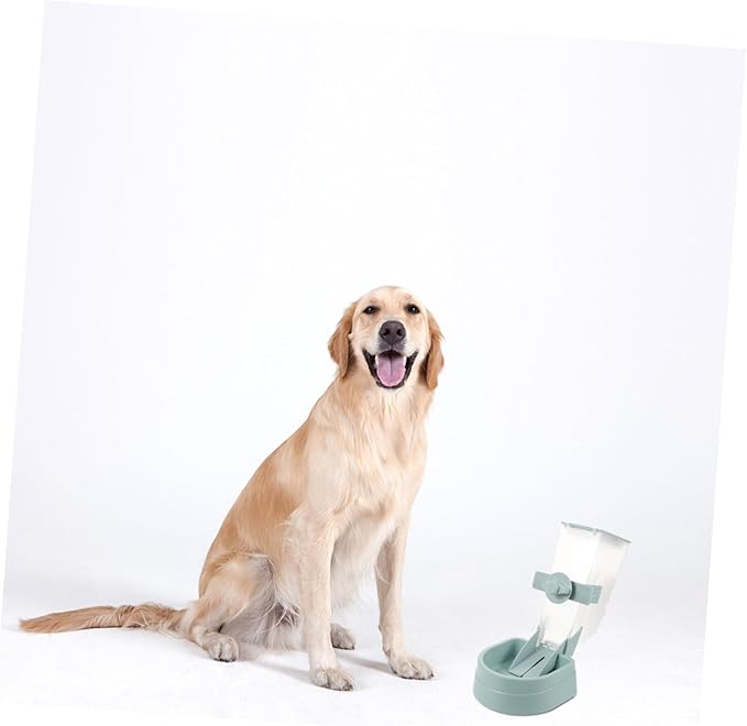 2L Automatic Dog Feeder Hanging Design Blue PET Food Dispenser for Puppies Easy to Use PET Supplies