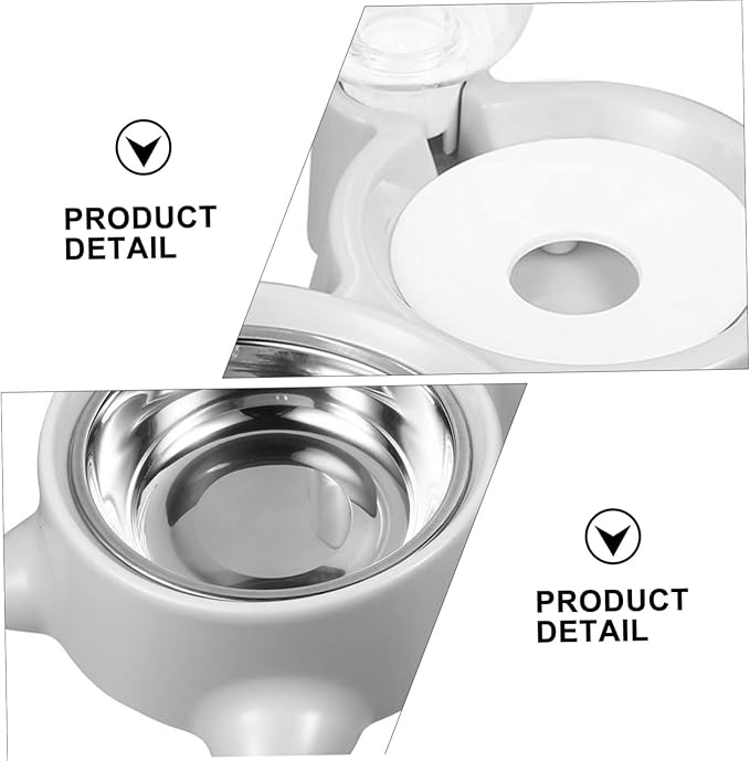 Automatic Pet Water Feeder Double Dog Bowls Leakproof Design Easy Pets Versatile Water Dispenser