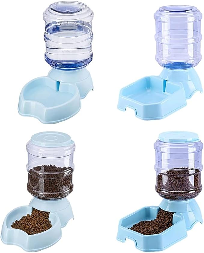 3.8L Automatic Pet Feeders Dog Drinking Bowl Large Capacity Water Food Holder Dogs Supplies (C One size)