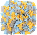 Mini Square Snuffle Mat for Small Pets, Interactive Nose Work Toy for Rabbits Hamsters Dogs, Fun Foraging Pad for Boredom Relief and Energy Release (A05)
