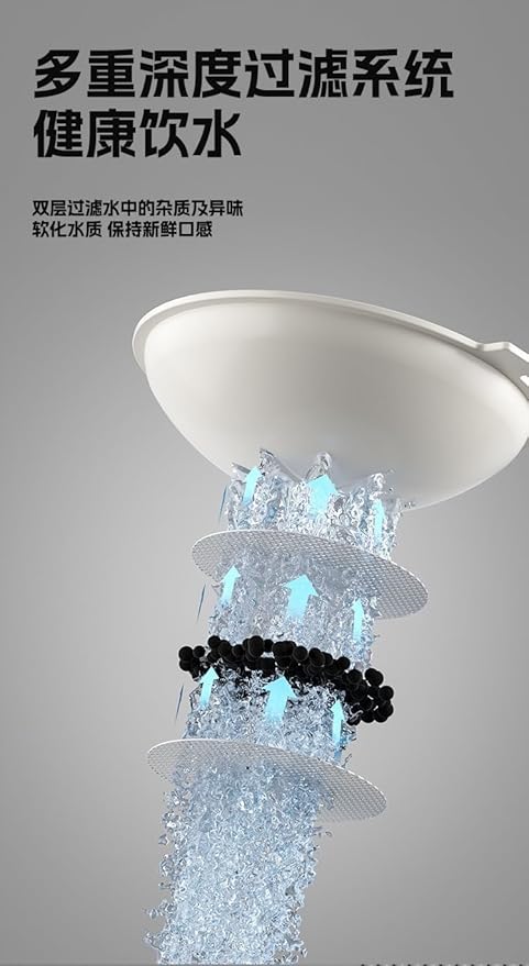Cat Water Dispenser, Automatic cat Food Feeder, All-in-one Water Feeder, cat Drinking Water Circulation pet Water Dispenser