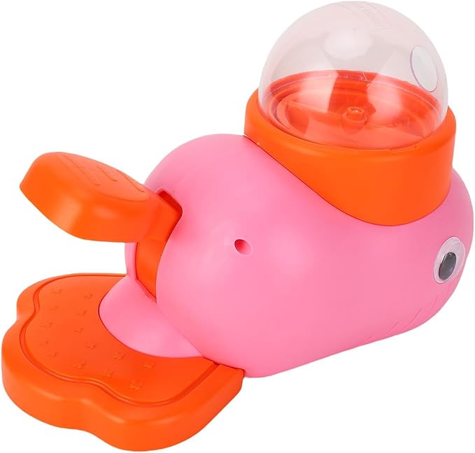 Focket Dog Treat Dispenser, Interactive Slow Feeder Puzzle Toy Automatic Feeding Large Capacity with Safe Plastic for Dogs and Cats (Pink)