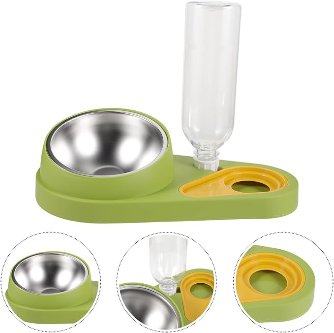 POPETPOP Pet Feeder -Fall Cat Feeder Puppy Water Bowl Dog Feeders Pet Automatic Feeder Cat Automatic Feeder Dog Bowl Small Dog Feeder Dog Feeder Automatic Animal Cat Food Plastic