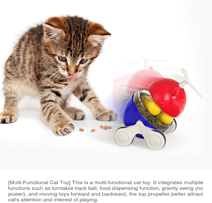 for Interactive Food Dispenser Automatic for Feeder Training Treat Adjustable Funny Pet Leaking Foo