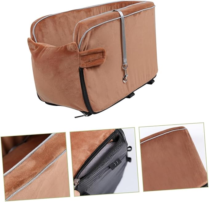 BESPORTBLE Dog Cushion Storage Pocket Pet Travel Car Comfortable Pet Dog Car Seats for Travel