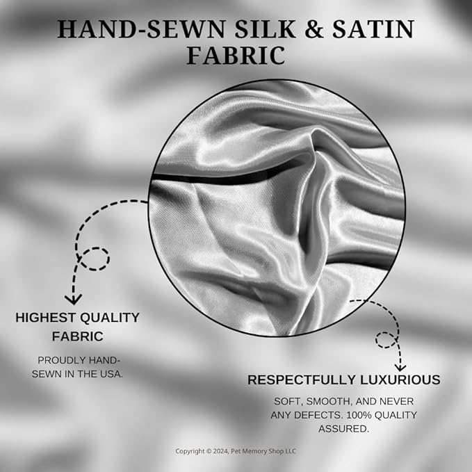 Pet Memory Shop Elegance Pet Casket – Safe, Durable & Elegant Memorial Burial Box for Dogs, Cats and Pets, Thoughtful Pet Loss Gift – Ideal for Honoring Your Pet’s Memory – (Large – Black/Silver)