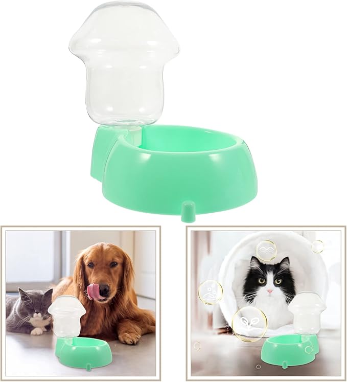 Kisangel 1set Automatic Pet Water Dispenser Plastic Drinking Bowl for Dogs Easy to Lightweight Suitable for Travel Pet Drinking Feeder