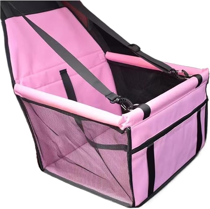 Pet Car Seat Waterproof Foldable Travel Pet Dog Seat Cat Dog Travel Bag Pet Car Ride Supplies(Blue)