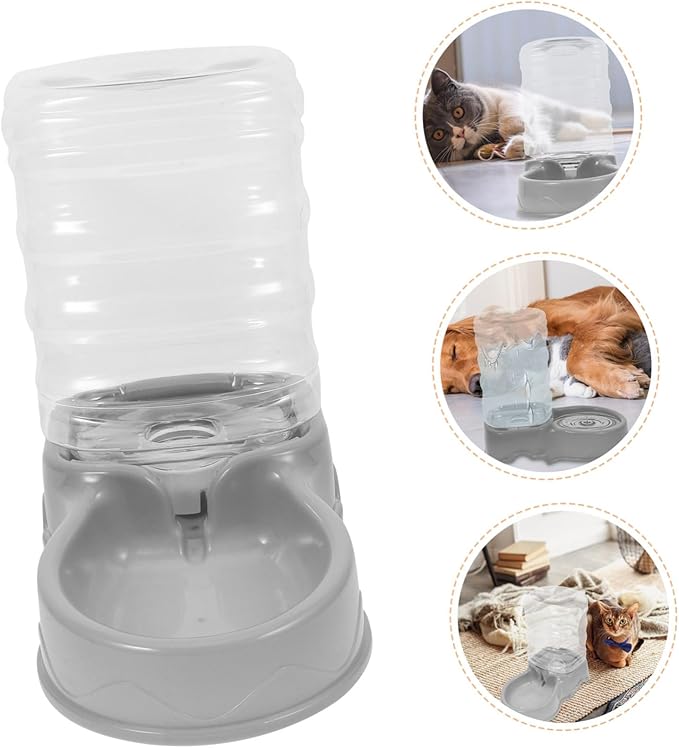SUPVOX Cat and Dog Water Dispenser Automatic Pet Feeder Large Capacity Pet Water Fountain Plastic Material