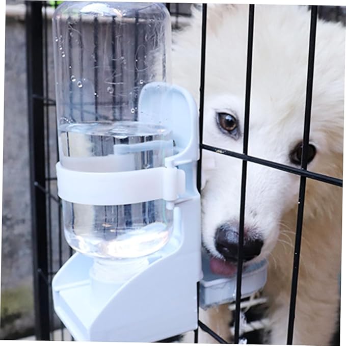 Leakproof Pet Water Dispenser for Dogs Cats Capacity Automatic Drinking Feeder Screw Mounted