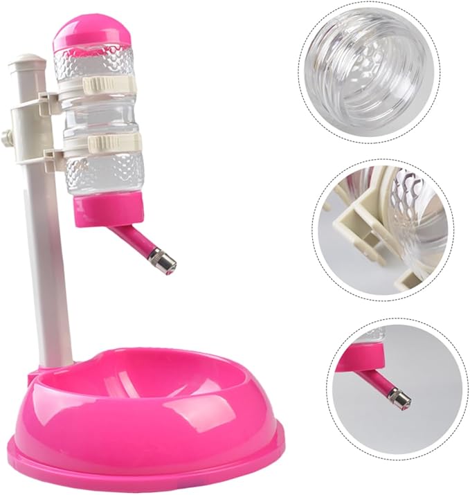 BESTonZON 1Pc Dog Water Dispenser Automatic Food Feeder Capacity Detachable Design for Easy Cleaning Convenient Pet Supplies for Dogs and Puppies
