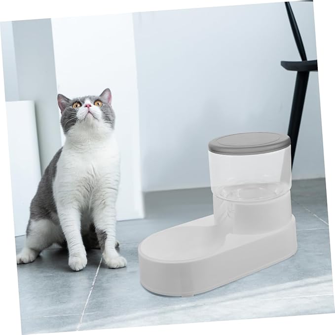 2pcs Multi-Purpose Dog Cat Automatic Feeder Water Dispenser Feeder Bowl
