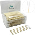 Extra Long Cotton Swabs 6 Inch (400 Count) - Large Round Bamboo Cotton Buds for Dog Ear Cleaning, Deep Detail & Household Reach | Safe & Sturdy Bamboo Handles