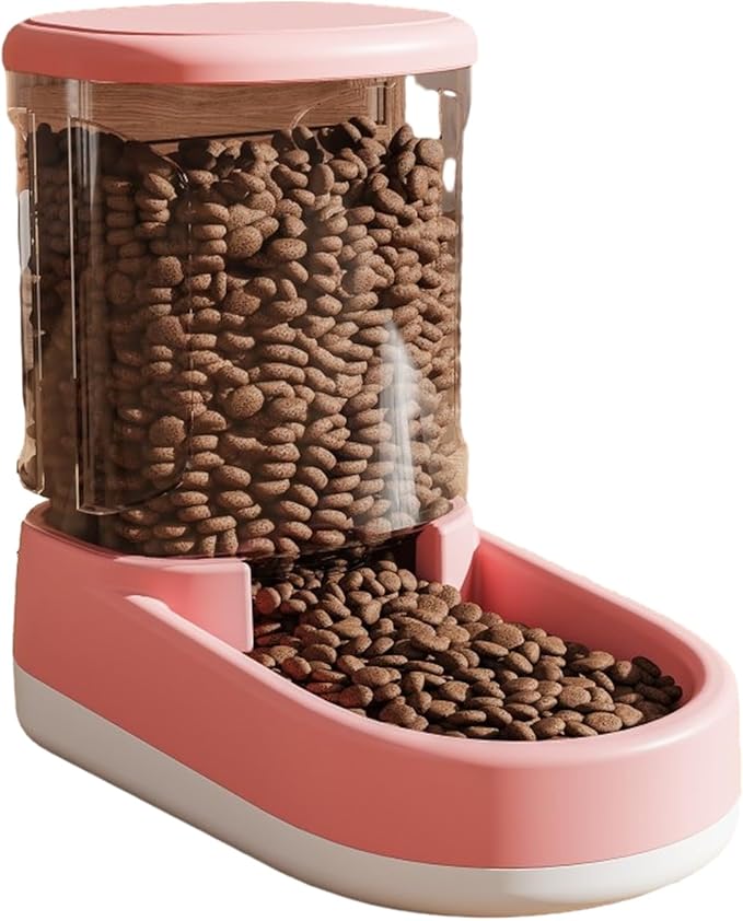 Thereisno 3.8L Pet Water Bowl Food Feeder Automatic Dog Feeding Bowl Water Dispenser Cat Drinking Bowl Food Container Pet Dishware Pet Feeder