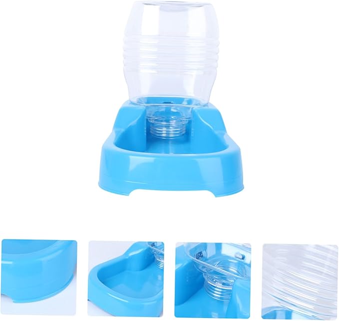 FRCOLOR 2pcs Pet Water Feeder Bowl Creative Dog Drinking Tool Automatic Water Dispenser for Puppies and Dogs Safe and Convenient Design for Home and Pet Shops