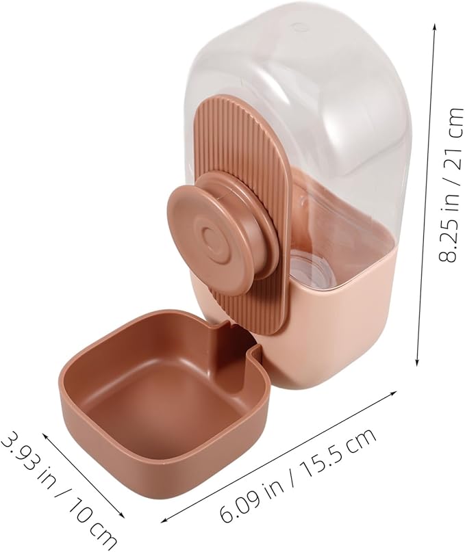 POPETPOP 5pcs Dog Water Dispenser Pet Water Bottle Hanging Design for Crate Easy to Install