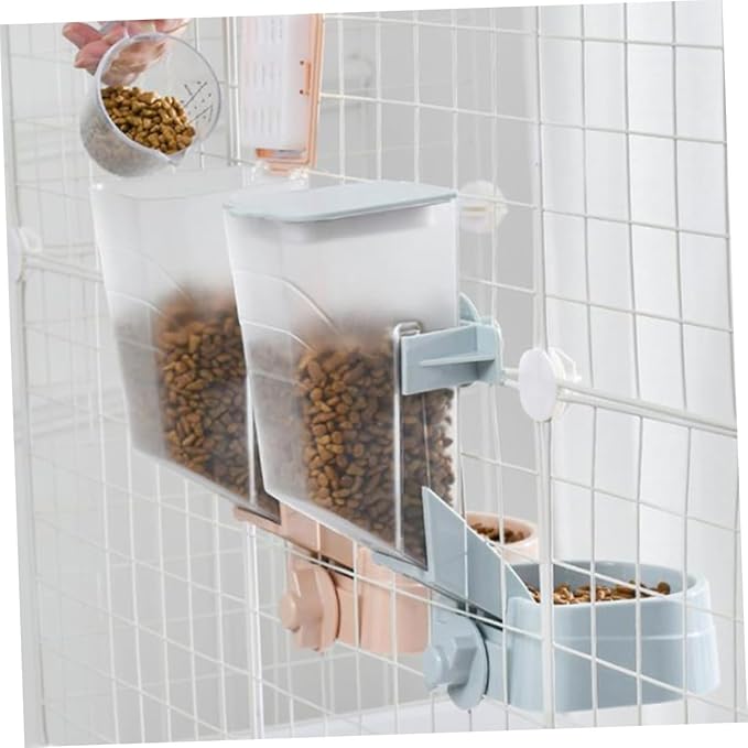 ERINGOGO Automatic Pet Feeder Station for Dogs and Puppies Easy to Hanging Design for Messy Eaters Convenient Pet Food Dispenser