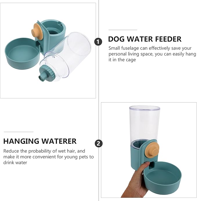 BESPORTBLE 1pc Cat Water Dispenser Automatic Hanging Pet Fountain Bottle Design for Inspection Drinking for Cats and Dogs