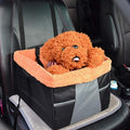 Dog Booster Seat Dog Car Seat Pet Car Booster Bucket Seat Dog Car Seat Travel Carrier Carseat with Clip-On Safety Leash,Storage Bags for Small and Medium Dogs, Puppies, and Pets,Black
