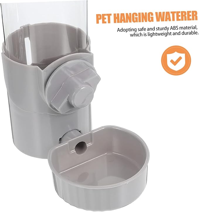 BESPORTBLE Automatic Drinking Fountain Small Pet Water Dispenser for Dogs Cats Pet Hanging Waterer Safe Abs Material Dog Cage Water Dispenser