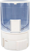 Automatic Pet Feeder Water Dispenser Double Layer Dry Wet Separate 1.3lbs Food 1.3L Water ABS PP Material Rotating Storage Elevated for Small Medium Pets (Light Blue)