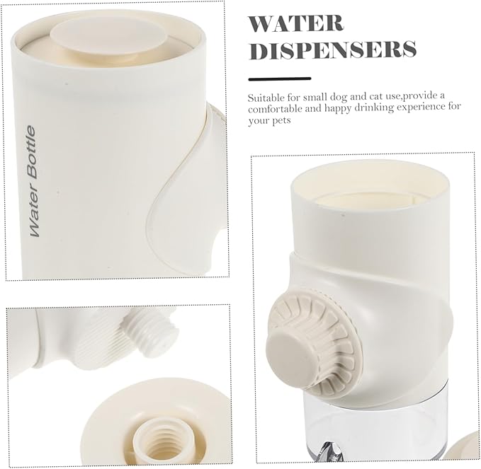 BESPORTBLE Dog Automatic Water Dispenser Hanging Pet Feeder for Dogs Capacity and Easy to Install and for Home and Travel