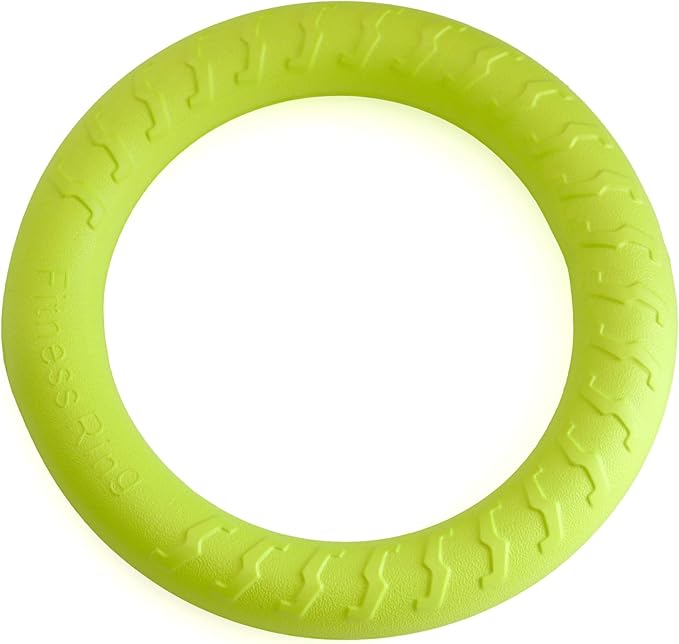 PetSpy Dog Ring Toy – Ring Puller for Outdoor Play, Floating Training & Fetch Toy for Throwing, Catching & Chewers – Durable EVA Flying Disc for Small, Medium & Large Dogs