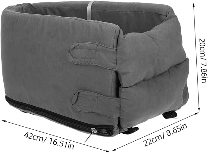 Yardwe Car Dog Cushion Seat Non- Pet Car Bed Travel Cushion for Dogs Easy to Protects Against Stains and Marks for Backseat Use