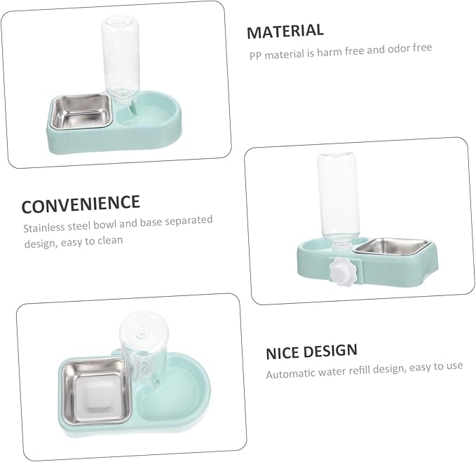 Practical Automatic Water Feeder Elevated Dog Bowls for Dogs Cat Bowls Feeding Watering Supplies