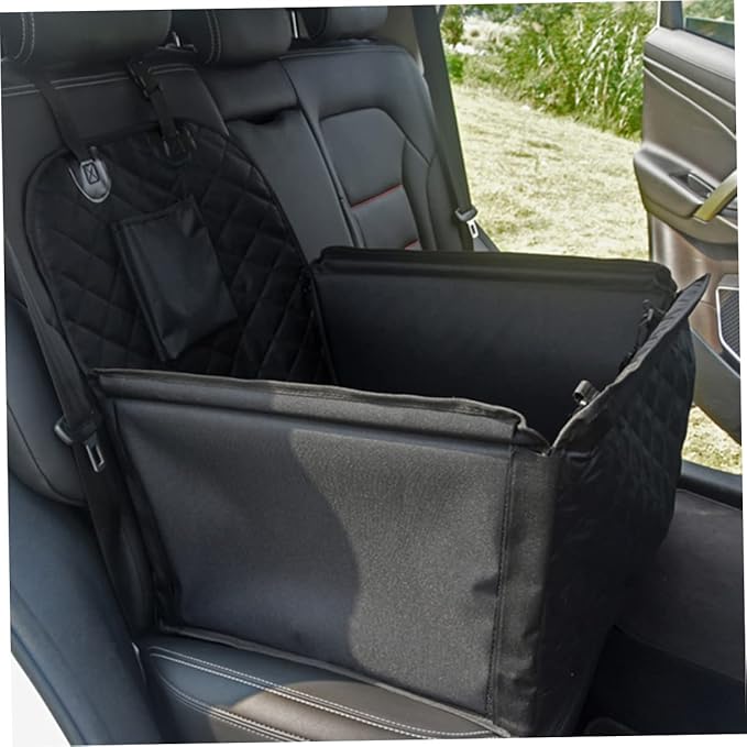 BESPORTBLE Waterproof Dog Car Seat Cover Non-Slip PET Seat for Dogs with Storage Pocket for Travel in Cars SUVs and Trucks