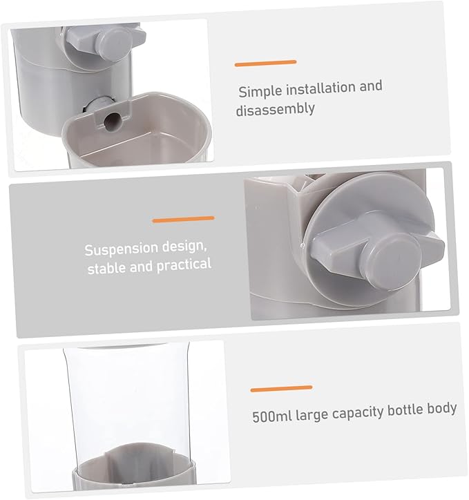 Dog Water Dispenser Pet Automatic Waterer Large Capacity Pet Fountain for Dogs Easy to Clean