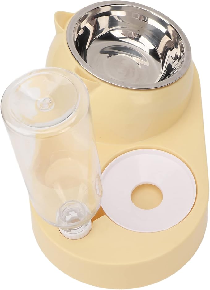 Automatic Pet Water Feeder, Stainless Steel Bowls, Easy to Clean, for Small to Medium Dogs and Cats