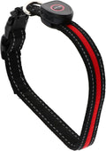 GANAZONO USB Rechargeable Led Pet Collar Glowing Dog Collar for Night Safety for Dogs up to Durable Skin-Friendly Materials Flashing Light for Enhanced Visibility