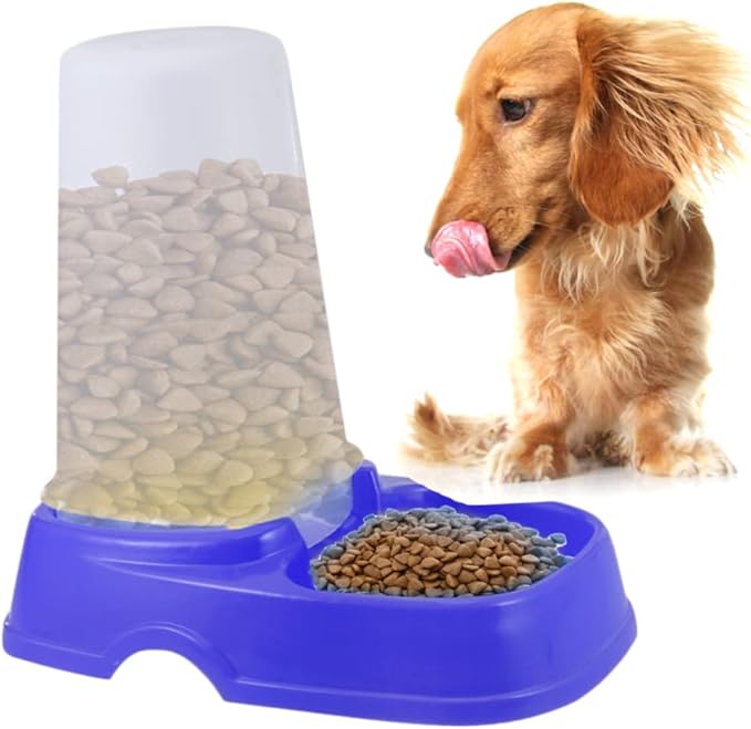 FRCOLOR Automatic Pet Feeder for Dogs and Cats Food Dispenser with Premium Design for Busy Pet Parents Convenient for Stays
