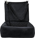 Dog Car Seat, Effortless Cleaning, 61x51x51cm, Puppy Travel Carrier, Automotive Pet Booster, Vehicle SUV Truck Seat, for Road Trip Outdoor Daily Commuting