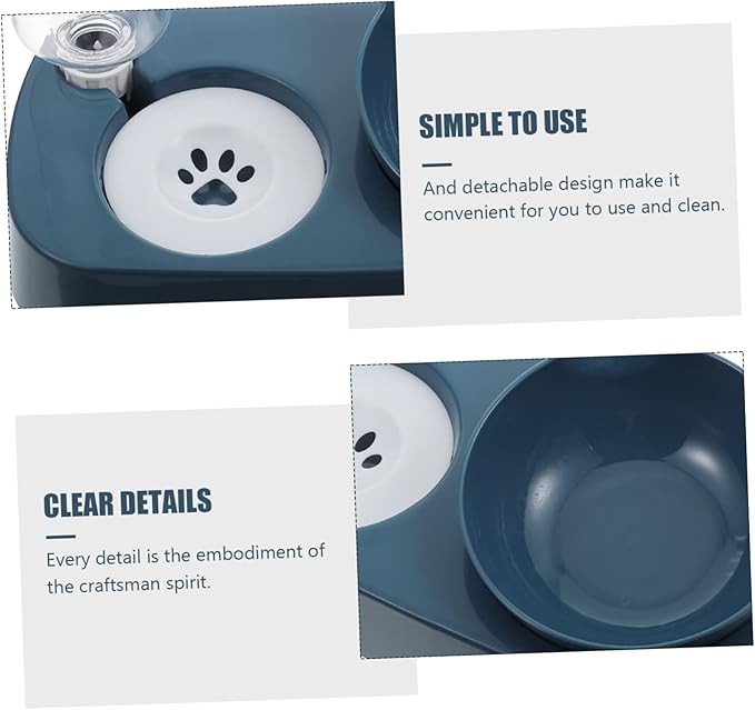 Milisten Pet Accessories Automatic Dog Water Dispenser Cat Fountain Non-Slip Feeder Bowl