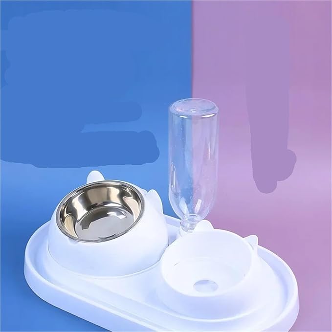 Snacko 1PCS Automatic Pet Water Feeder & Stainless Steel Dog and Cat Bowl - Ideal for Dogs and Cats