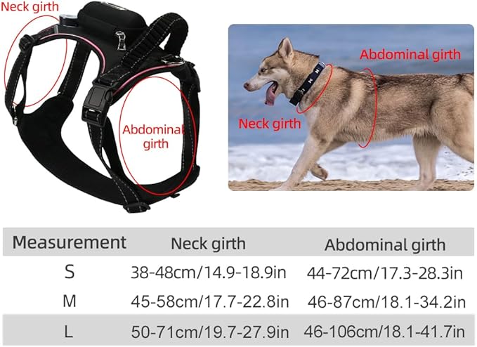 Luwint Light Up Dog Harness, LED Illuminated Harness for Medium Large Dogs Glow in The Dark for Night Walking (USB Rechargeable, Adjustable, Lightweight) (Green)