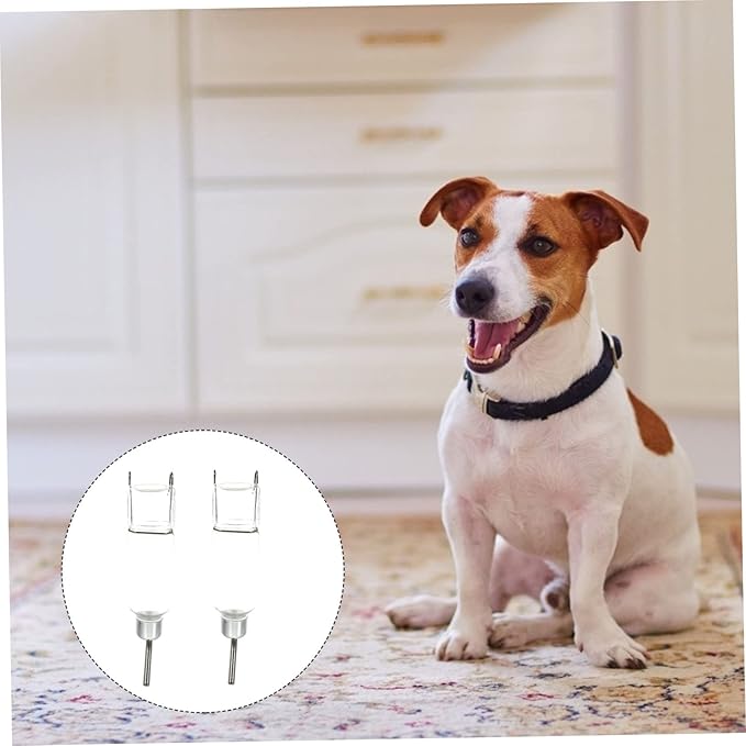 Happyyami 4pcs Pet Water Bottle Dispenser Portable Drinking Tool Easy to Clean Safe Material