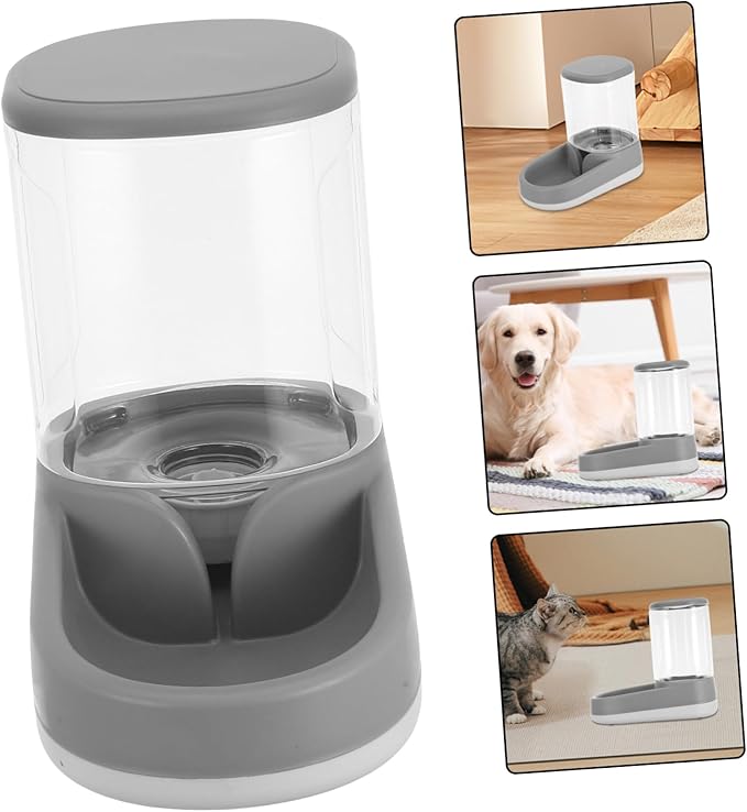 MERRYHAPY Automatic Dog Food Dispenser Capacity Gravity Feeder Cat Water Bowl Timed Feeding for Pet