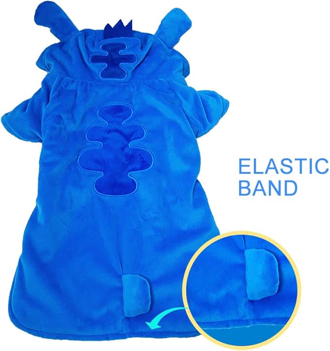 Dog Costume, Gimilife Dog Hoodie, Dogs Halloween Costume Pet Xmas Pajamas Outfit, Pet Coat Cartoon Costumes for Small Medium Large Dogs and Cats for Halloween Christmas and Winter - L