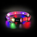 Light up Dog Collars,LED Dog Collar Rechargeable,Glow in Dark Dog Lights for Walking at Night for Small Medium, Large Dogs (Pink)
