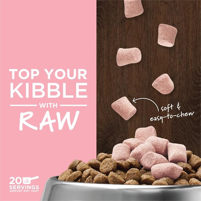 Instinct Raw Boost Mixers Skin & Coat Health Freeze-Dried Dog Food Topper, 5.5 oz. Bag