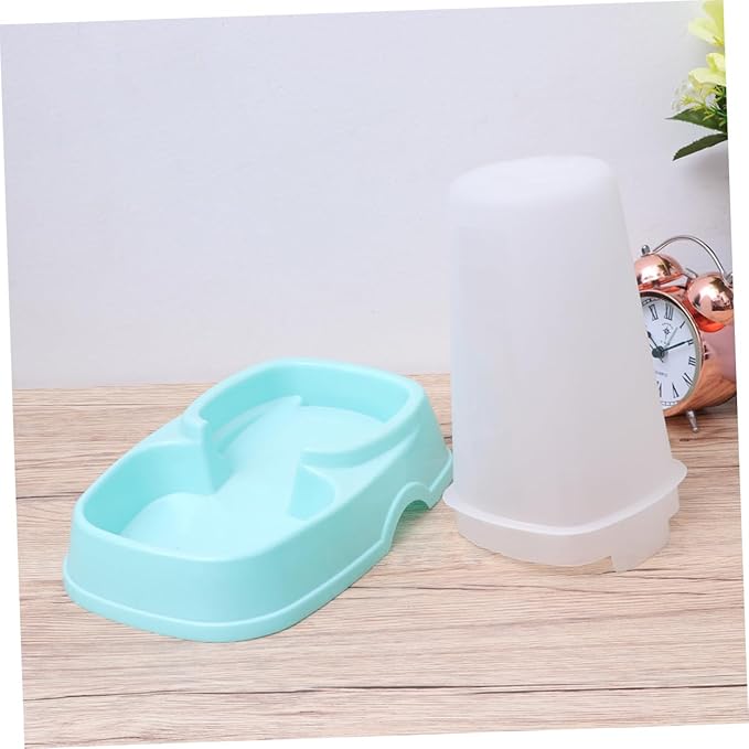 VANZACK 2pcs Automatic Feeder for Pet Dogs Cats Food Dispenser Easy Single Multiple Stay Convenience