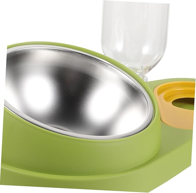 VANZACK Automatic Pet Feeder with Water Dispenser Lightweight and Pet Bowls for Dogs and Cats Elegant Design Easy to Use Prevents Spills for Home Use